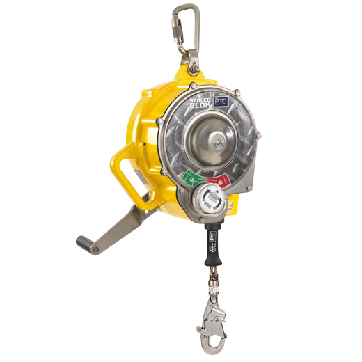 DBI Sala 25Mtr Sealed-Blok Self Retracting Lifeline with Rescue Winch, RSQ Model