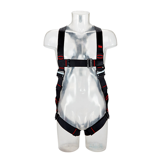 3M Protecta Standard Vest Style Harness, Rear D with Lanyard Keeper, Med/Lge