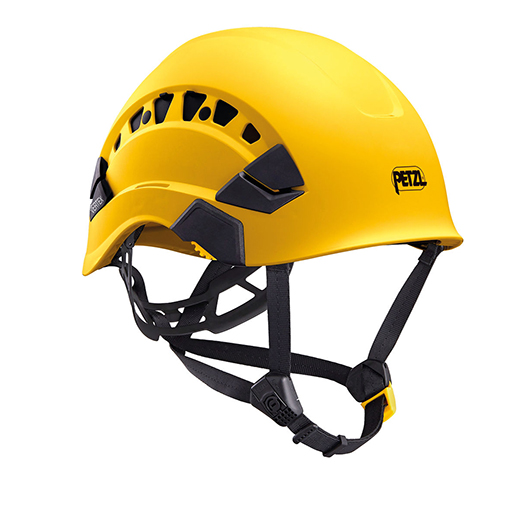 Petzl VERTEX VENT Vented Industrial Climbing Helmet, Yellow