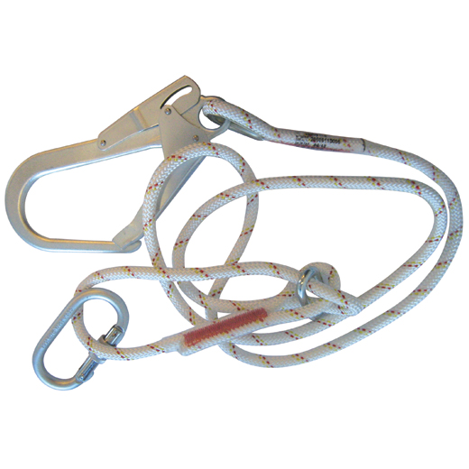 Protecta Adjustable Rope Restraint Lanyard with Scaff Hook
