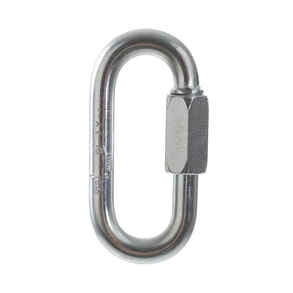 Maillon Rapide Oval Shackle, Steel, 8mm