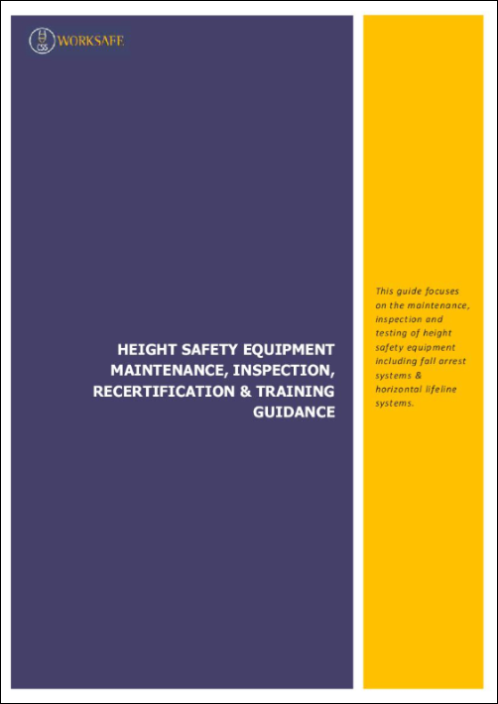 Height Safety Equipment Inspection amp Maintenance Guide