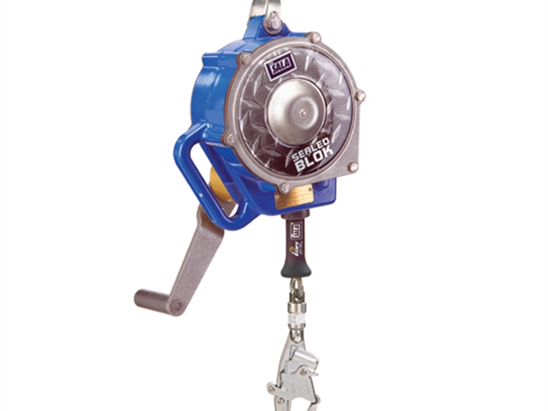 DBI Sala 9Mtr Sealed-Blok Self Retracting Lifeline with Rescue Winch