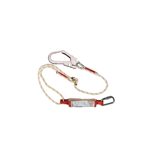 Protecta Sanchoc Adjustable EA Rope Lanyard with Steel Scaff Hook