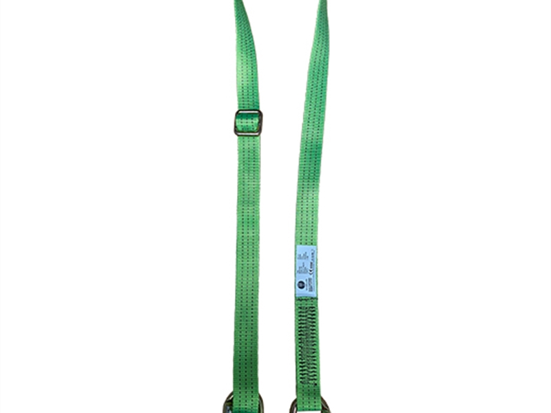 CSS Worksafe Adjustable Webbing Lanyard with 2 x Screwgate Karabiners, 2mtrs