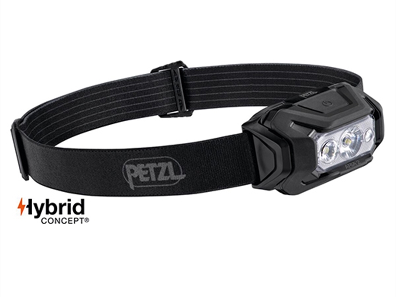 Petzl  ARIA 2 RGB Headlamp, 450 Lumen, Black