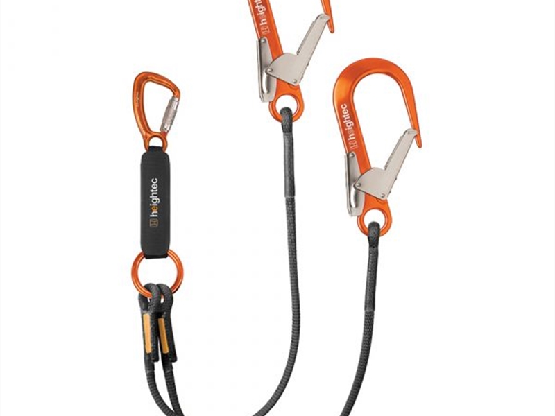 Heightec ELITE Twin Lanyard Tri-act, Scaff Hook