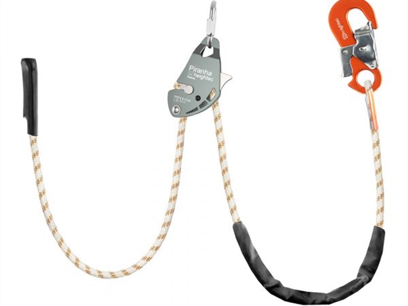 Heightec PIRANHA Adjustable Lanyard, Safety Hook, Screwlink