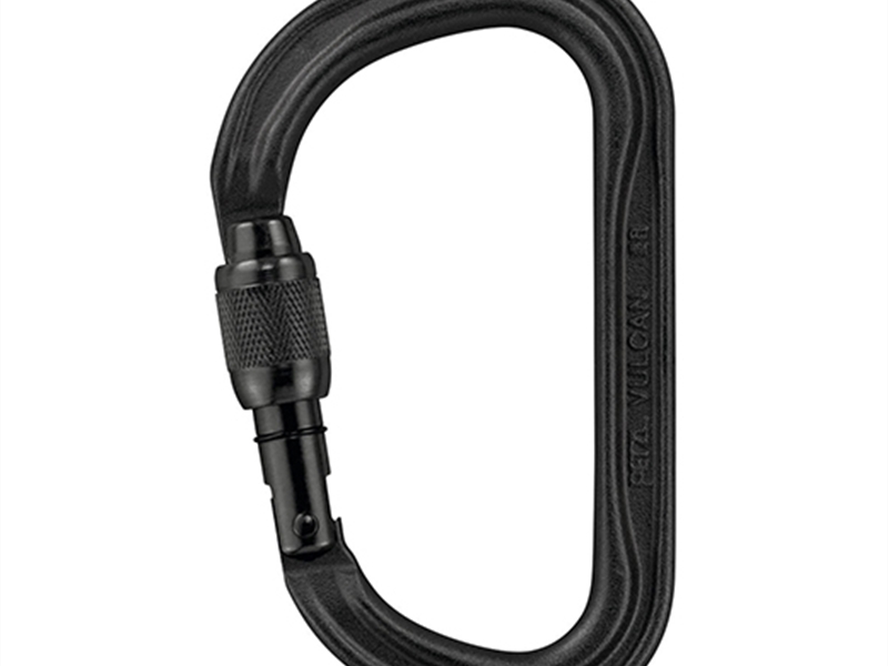 Petzl VULCAN Steel D Karabiner Screwgate Black