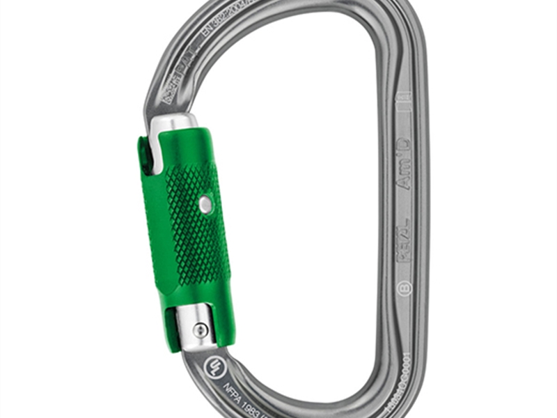 Petzl  AmD PIN LOCK Asymmetrical Aluminum Carabiner