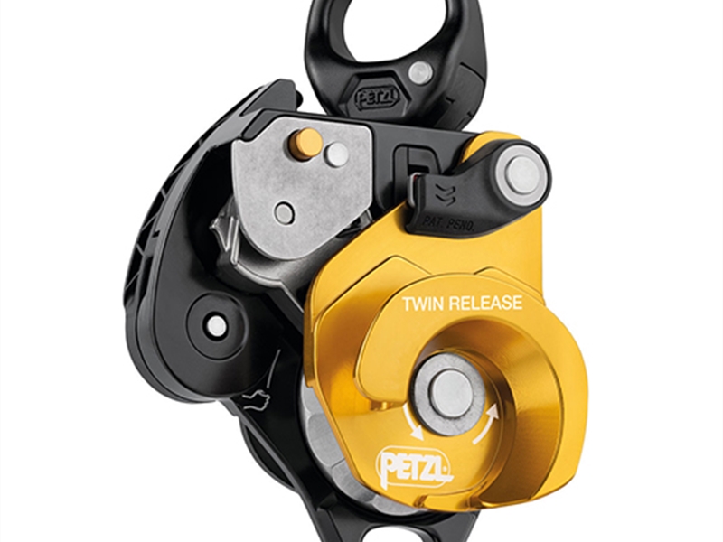 Petzl TWIN RELEASE Releasable Double Progress Capture Pulley For Haul Systems