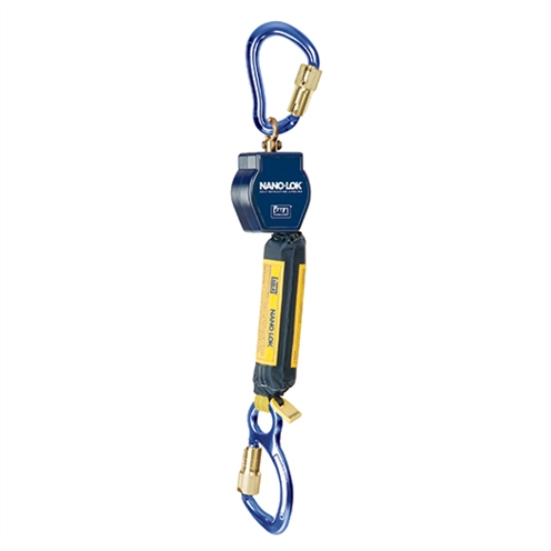 DBI Sala Nano-Lok 1.95Mtr Self Retracting Lifeline c/w Aluminium Karabiners