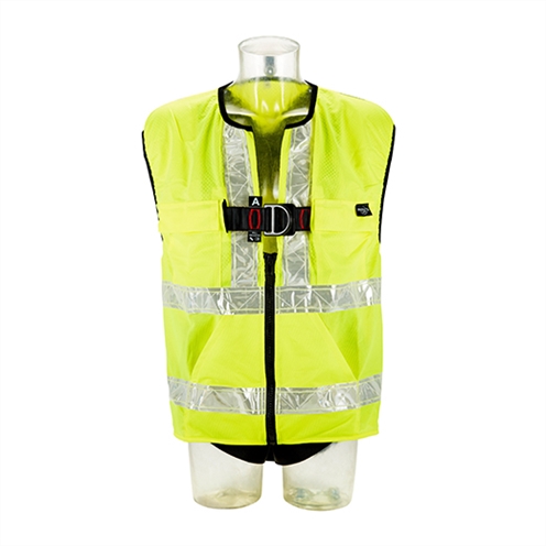 3M Protecta Standard Vest Style Harnesses, Front/Rear D, Hi-Viz Jacket