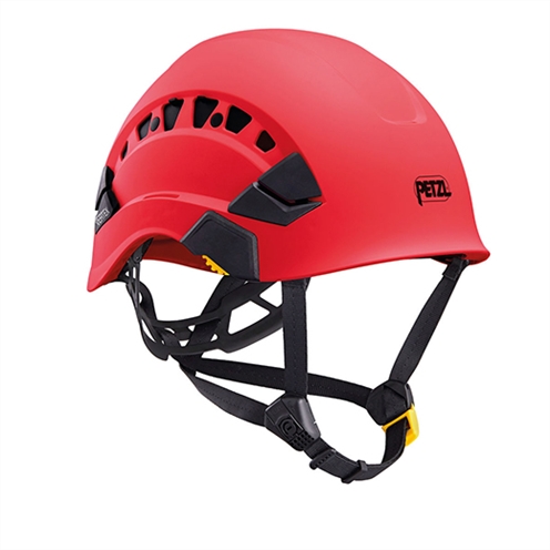 Petzl VERTEX VENT Vented Industrial Climbing Helmet, Red