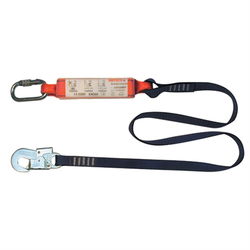 Protecta 2.0mtr x 25mm Webbing EA Lanyard with Snaphook