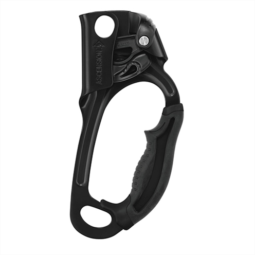 Petzl ASCENSION Handled Rope Clamp Right Handed Black