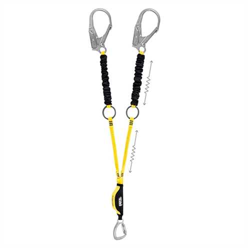 Petzl ABSORBICA-Y TIE-BACK, With MGO - Bm'D Connector