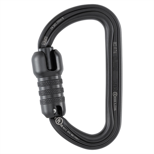 Petzl Bm-D Lightweight Asymmetrical High-Strength Karabiner, black