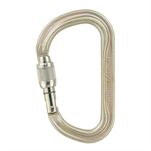 Petzl VULCAN Steel D Karabiner Screwgate