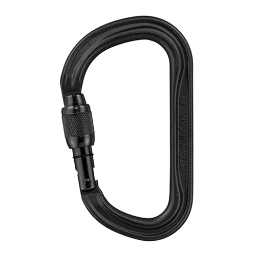 Petzl VULCAN Steel D Karabiner Screwgate Black