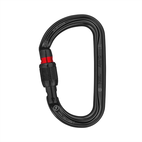 Petzl Am-D Aluminium Karabiner Black Screwgate