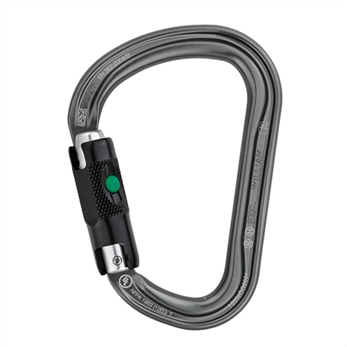 Petzl WILLIAM Pear Shaped Aluminium Karabiner Ball-lock