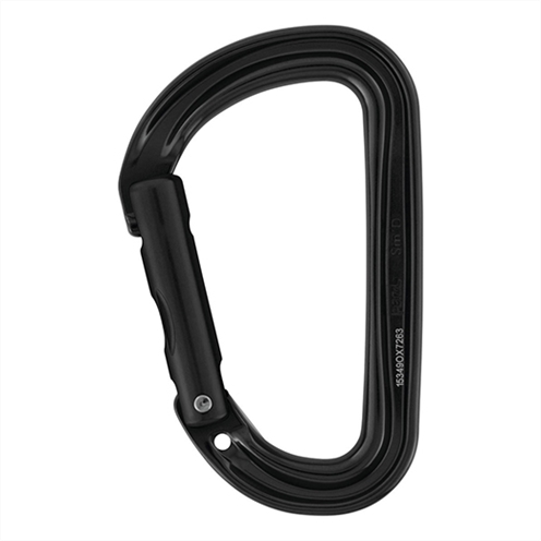 Petzl Sm-D Ultra-light Asymmetric  Karabiner Without Locking System, Black