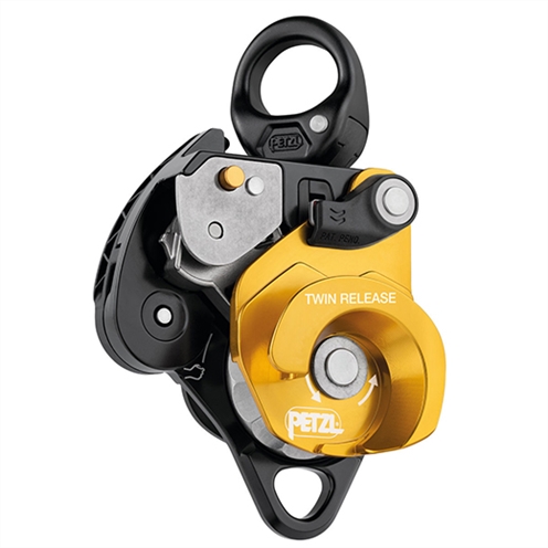 Petzl TWIN RELEASE Releasable Double Progress Capture Pulley For Haul Systems