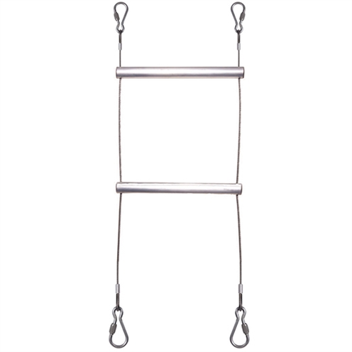 Lyon Compact Lightweight Ladder, Plain Rungs, Maillon End Fittings