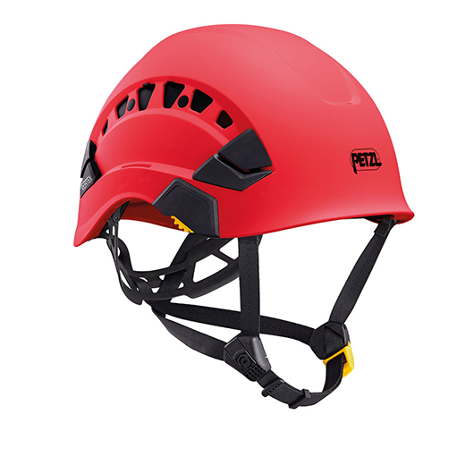 Petzl VERTEX VENT Vented Industrial Climbing Helmet, Red