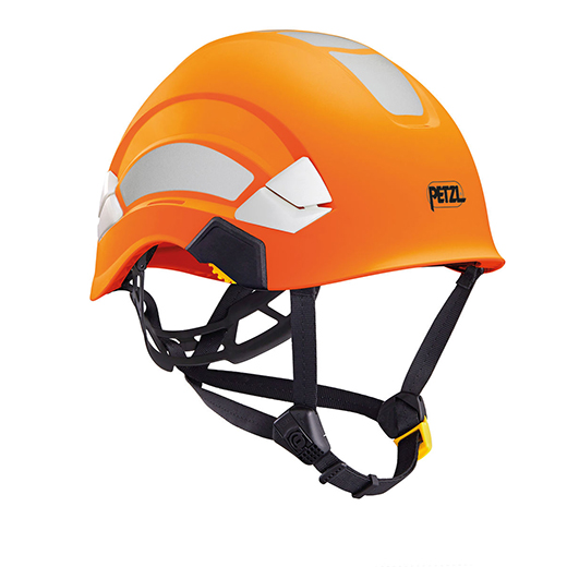 Petzl VERTEX HI-VIZ Industrial Climbing Helmet, Orange