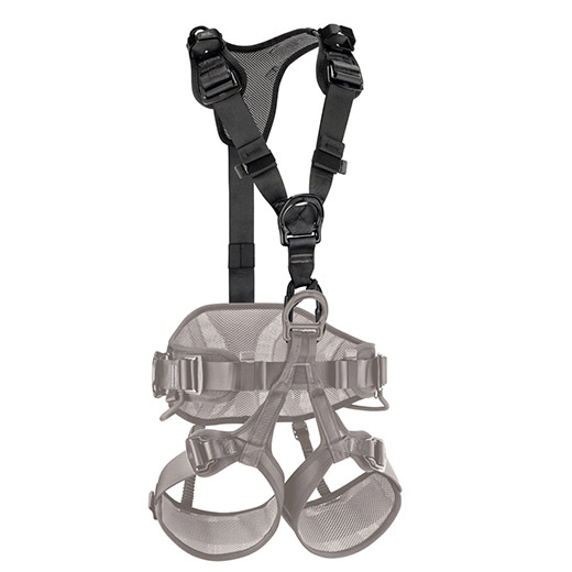 Petzl TOP Chest Harness for Seat Harnesses, Black