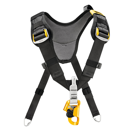 Petzl TOP CROLL S Chest Harness for Seat Harness with CROLL S Rope Clamp