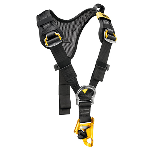 Petzl TOP CROLL L Chest Harness for Seat Harness with CROLL L Rope Clamp