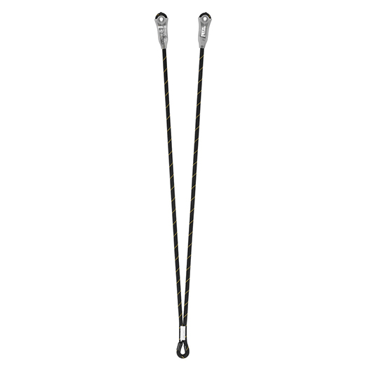 Petzl JANE-Y Non-adjustable Dynamic Twin Rope Lanyard, 100 cm