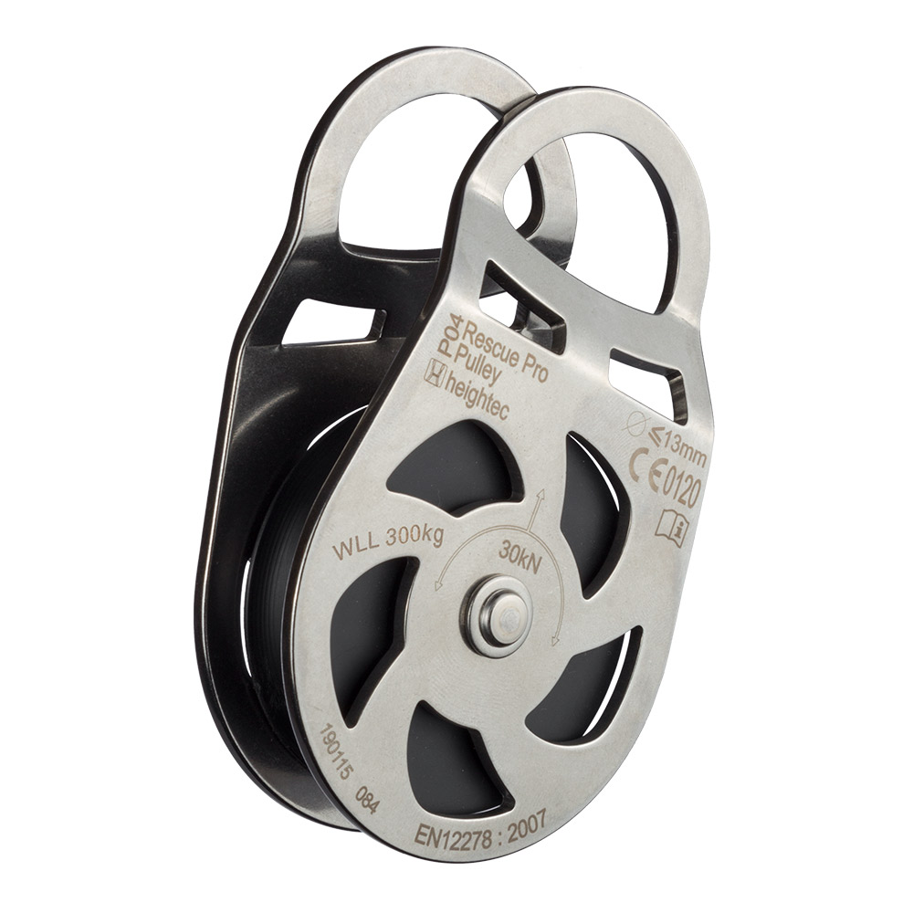 Heightec Pulley, Rescue Pro, 5cm, Stainless