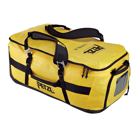 Petzl DUFFEL 85 Transport Bag, 85 Liters, Yellow