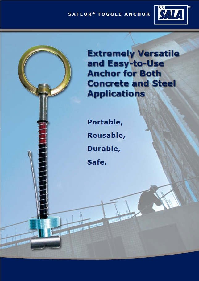 DBI Sala Saflok Toggle Anchor, CSS Worksafe